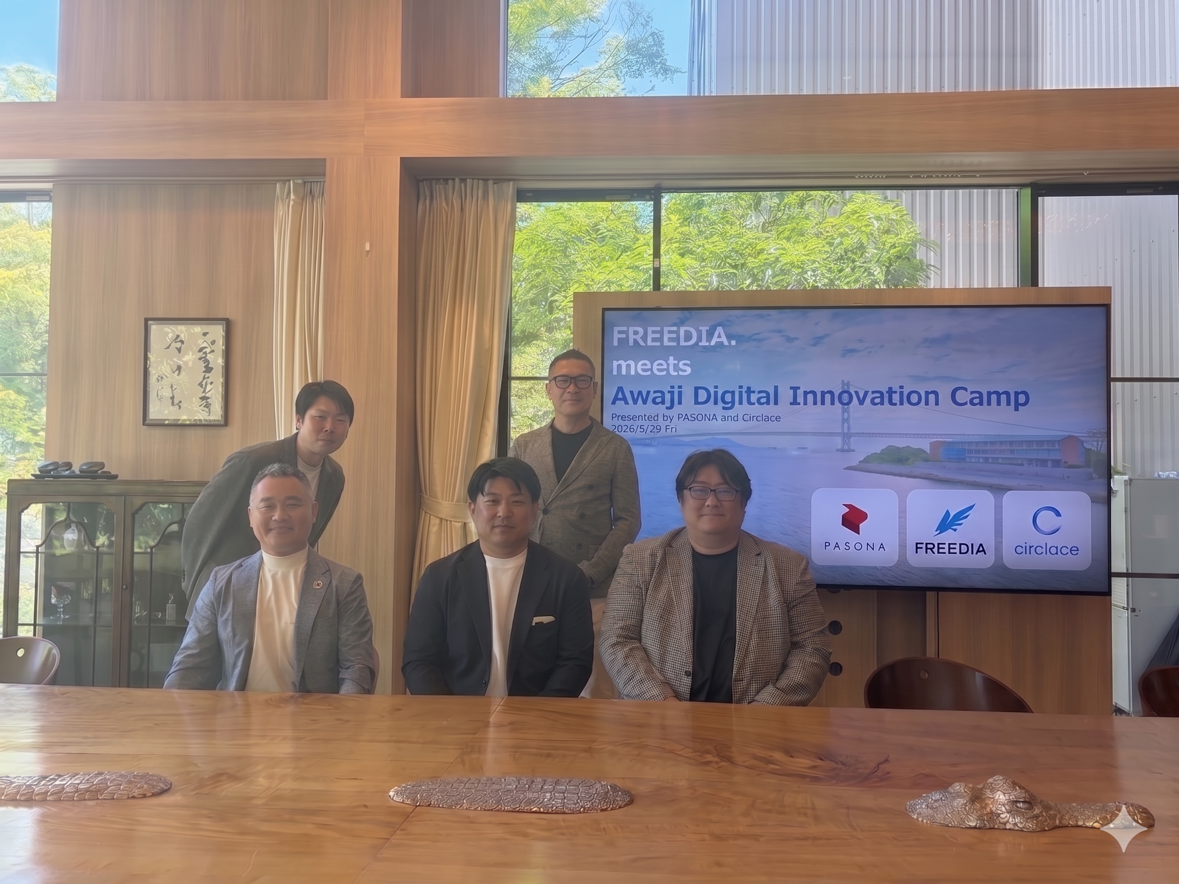 【開催レポート】サークレイス社×FREEDIA社 協業合宿 in 淡路島|地方創生の未来に触れ、事業のシナジーを確信したエキサイティングな2日間
